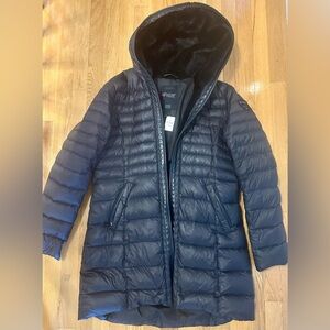 NEW - Pajar Black Puffer Jacket with Stand-Up Collar - XL